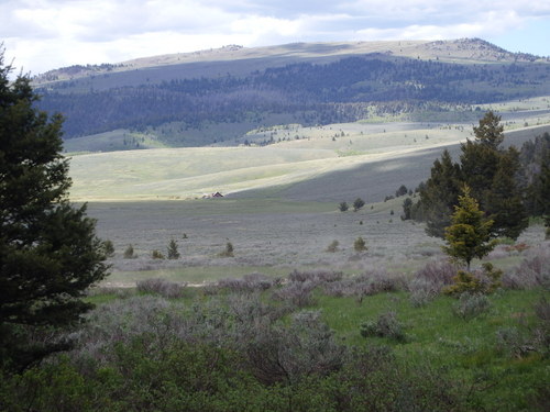 GDMBR: The view from our wild campsite.